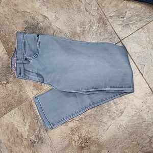 Grey wash jeggings
